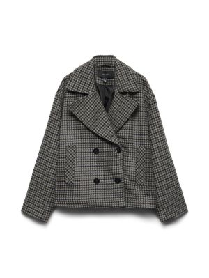 VMJACKIELINE CHECK SHORT JACKE Black/BLACK