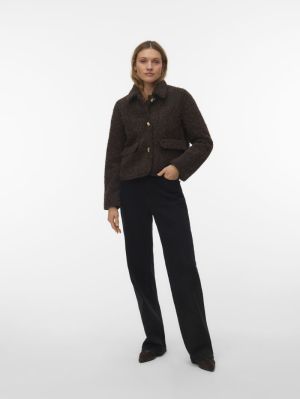 VMELENAHOLLY SHORT JACKET BOO Chocolate Torte