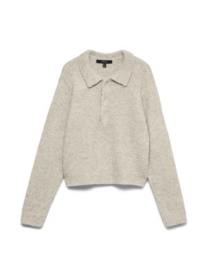 VMCORA LS POLONECK PULLOVER BO Birch/SOLID (05