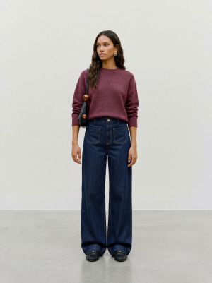 VMBOOM LS O-NECK PULLOVER GA N Windsor Wine/ME