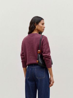 VMBOOM LS O-NECK PULLOVER GA N Windsor Wine/ME