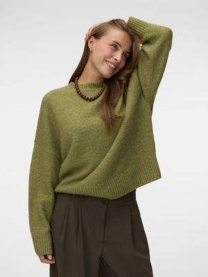 VMBOOM LS O-NECK PULLOVER GA N Sphagnum/MELANG