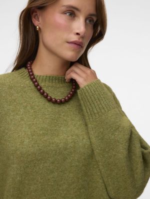 VMBOOM LS O-NECK PULLOVER GA N Sphagnum/MELANG