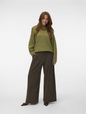 VMBOOM LS O-NECK PULLOVER GA N Sphagnum/MELANG