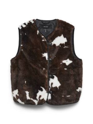 VMSONJACOLLEEN SHORT WAISTCOAT Chocolate Torte