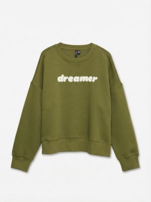 VMCAISA ALINA LS SWEAT BOX JRS Sphagnum/DREAME