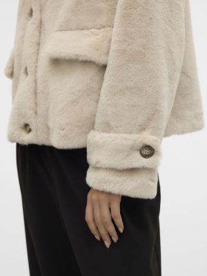 VMSONJAEVA SHORT JACKET GA BOO Oatmeal