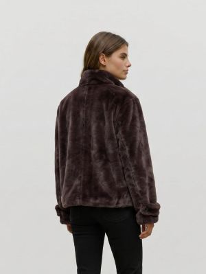 VMSONJAEVA SHORT JACKET GA BOO Chocolate Torte