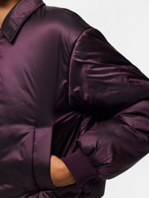 PCELARA PADDED RIBSTOP BOMBER Plum Perfect