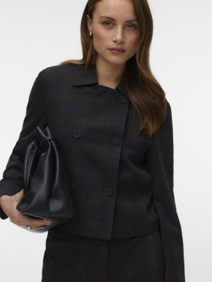 VMMALLI LS SHORT CHECK BLAZER Navy Blazer/CHO