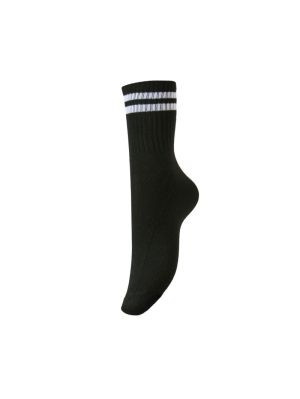 PCCALLY SOCKS NOOS Black/BRIGHT WH