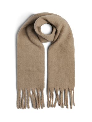 PCNIKITA LONG SCARF NOOS BC Silver Mink