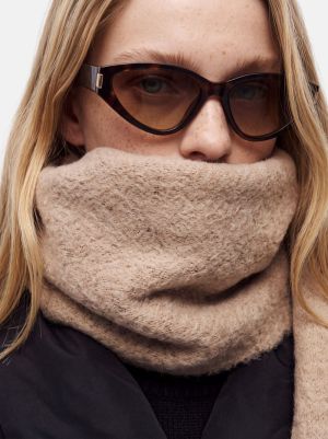 PCNIKITA LONG SCARF NOOS BC Silver Mink