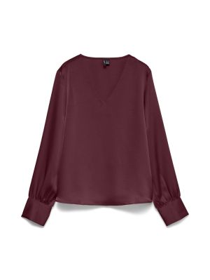 VMMIRO LS V-NECK TOP WVN Windsor Wine