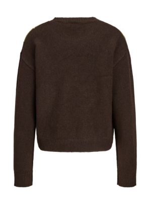 JXHARVI CREW NECK KNIT Demitasse