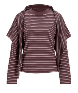 JXSOPHIA BOXY LS SCARF TEE JRS Huckleberry/Fud