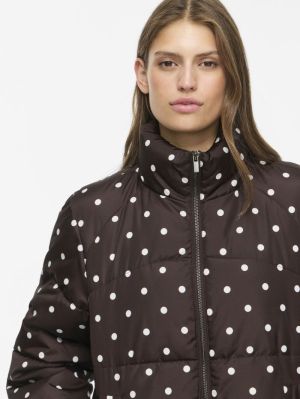 VIKARLA NEW PRINTED PUFFER JAC Coffee Bean/WHI
