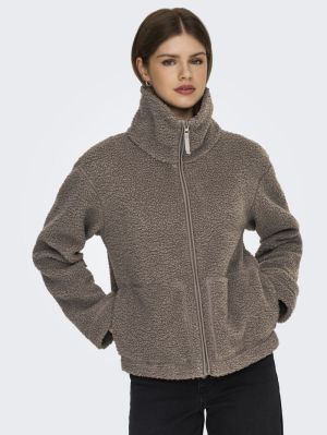 ONLMEGAN TEDDY JACKET OTW NOOS Walnut