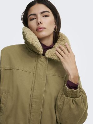 ONLLYNN OVERSIZED BOMBER JACKE Coffee Liqueúr
