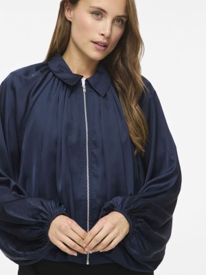 VINELA LOOSE BOMBER Navy Blazer