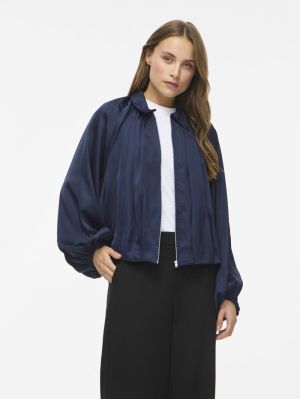 VINELA LOOSE BOMBER Navy Blazer