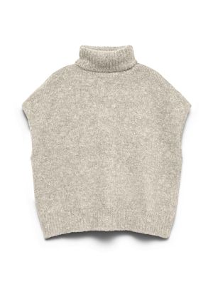 VMINGRID SL ROLLNECK VEST BOO Birch/MELANGE