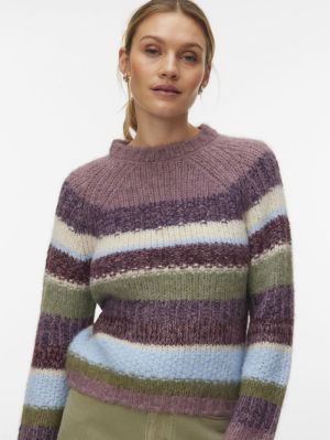 VMOSAKA LS HIGHNECK PULLOVER B Cashmere Blue/S