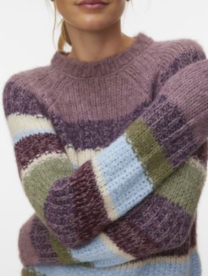 VMOSAKA LS HIGHNECK PULLOVER B Cashmere Blue/S