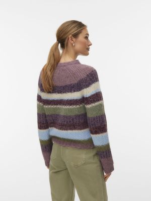 VMOSAKA LS HIGHNECK PULLOVER B Cashmere Blue/S
