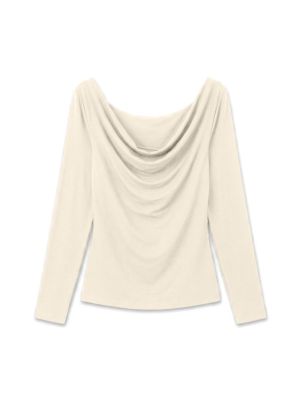 AWELLISON HEAVEN LS WATERFALL Antique White