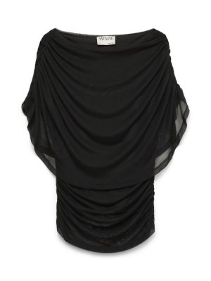 AWDALIA SL BOATNECK CAPE TOP Black