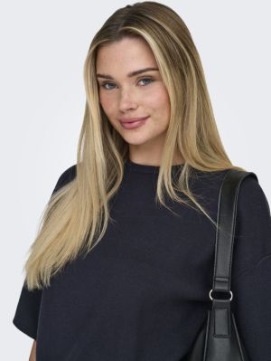 ONLSITERI SS LOOSE TIE O-NECK Night Sky