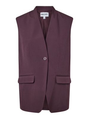 PCTEMPRE TAILORED VEST BC Plum Perfect