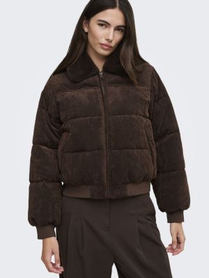 ONLNICOLINE CORDUROY BOMBER OT Coffee Bean