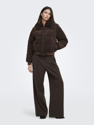 ONLNICOLINE CORDUROY BOMBER OT Coffee Bean