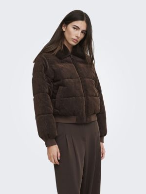 ONLNICOLINE CORDUROY BOMBER OT Coffee Bean