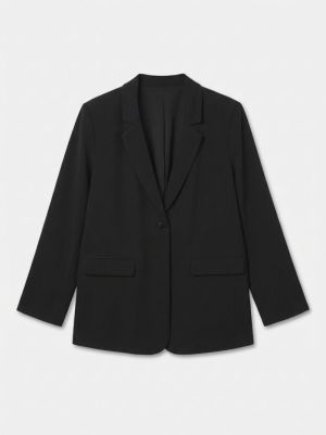 VMTENA LS LACE DETAIL BLAZER Black