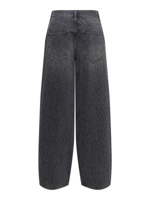 ONLTAYLOR HW LEO BARREL DNM WB Washed Black/LE