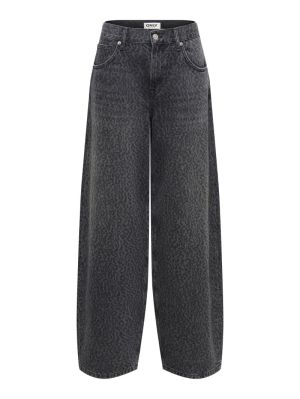 ONLTAYLOR HW LEO BARREL DNM WB Washed Black/LE