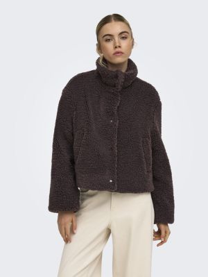 ONLTORA TEDDY JACKET BF OTW Coffee Bean
