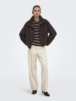 ONLTORA TEDDY JACKET BF OTW Coffee Bean