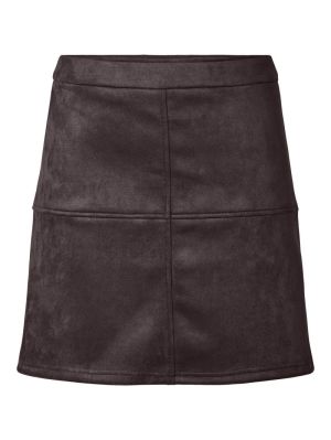 PCRAKEL BRUSHED HW MINI SKIRT Ganache