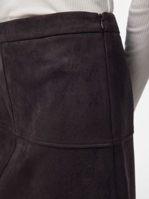 PCRAKEL BRUSHED HW MINI SKIRT Ganache