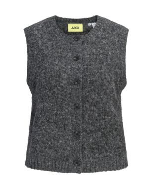 JXROSANNA VEST KNIT Dark Grey Melan